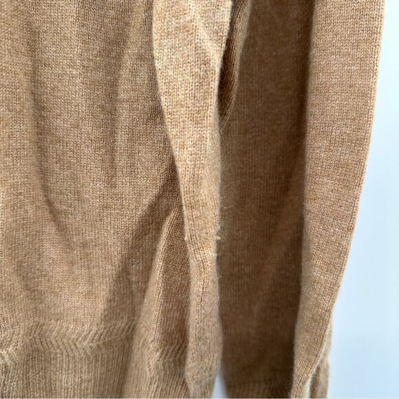 John W. Nordstrom 100% Cashmere Tan Long Sleeve V Neck Pullover Sweater Sz L‎ - Picture 8 of 10